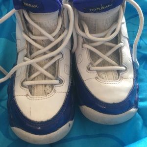 Yellow and Blue Jordans